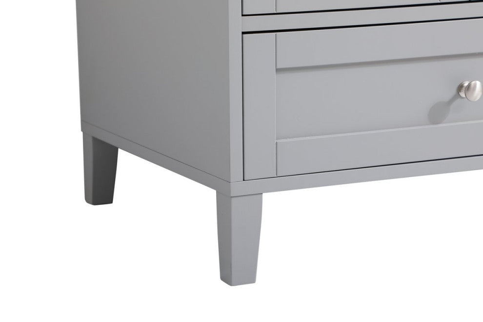 22" Traditional Grey-Light Bathroom Vanity
