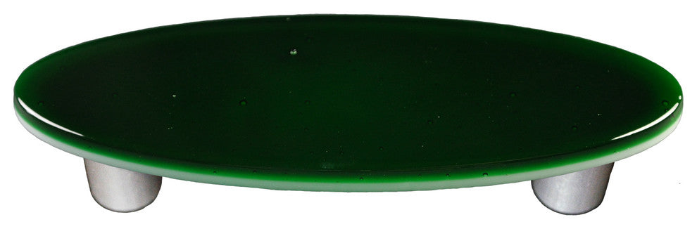 Kelly Green Pull Oval, Black Post