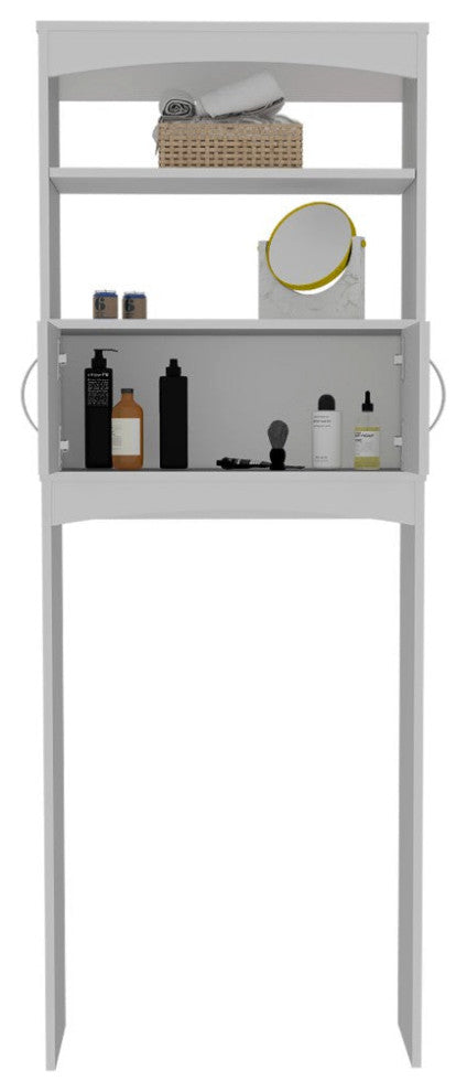 Over The Toilet Cabinet Valentia, Bathroom, White