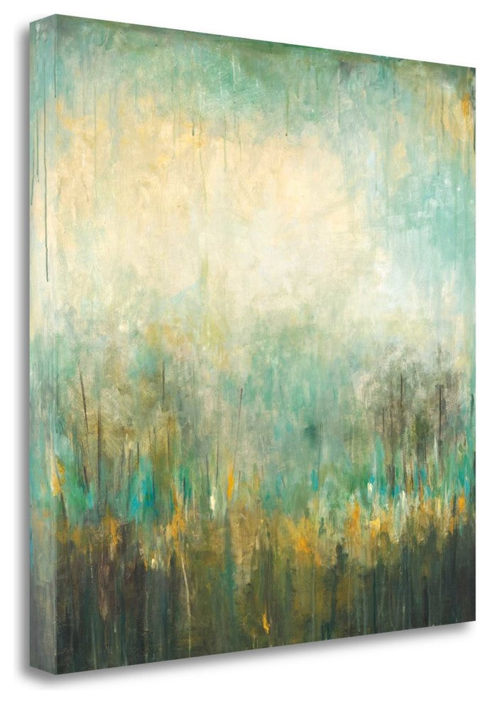 "Jardin Vert" By Wani Pasion, Giclee Print on Gallery Wrap Canvas, Ready to Hang