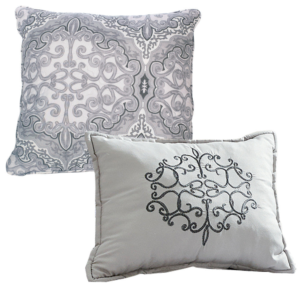 Melody Quilted 7 Piece Bed Spread Set, Melody, King