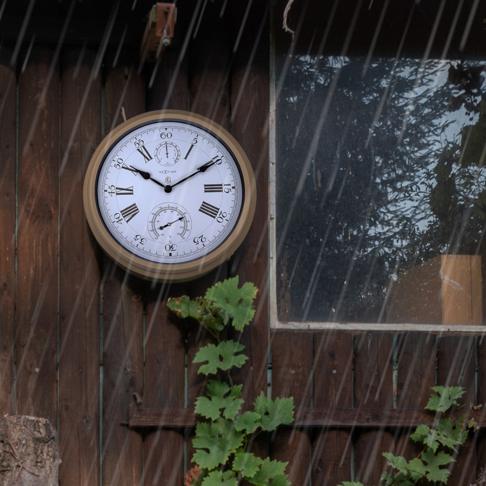 Hyacinth Outdoor Weather Station Wall Clock