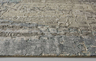 Vanida Rectangle Hand Knotted Rug, Blue Grey, 5'x8'