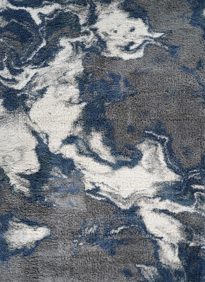 Noori Rug Shag Blake Blue/Grey Rug