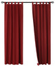 Weathermate Tab Top Panel Pair 40 x 84 in Burgundy