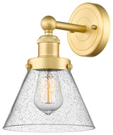 Innovations Cone 1 7.75" Sconce Satin Gold