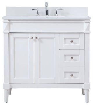 Elegant Lighting VF31836-BS Bennett 36" - White