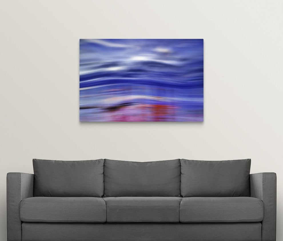 "Winter Sea" Wrapped Canvas Art Print, 48"x32"x1.5"