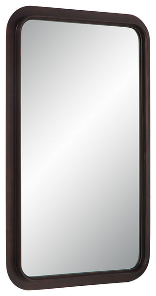 Almere 40" Tall Rectangular Mirror, Dark Antique Bronze