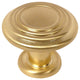 Cosmas 4122BB Brushed Brass Ring Cabinet Knob, Set of 10
