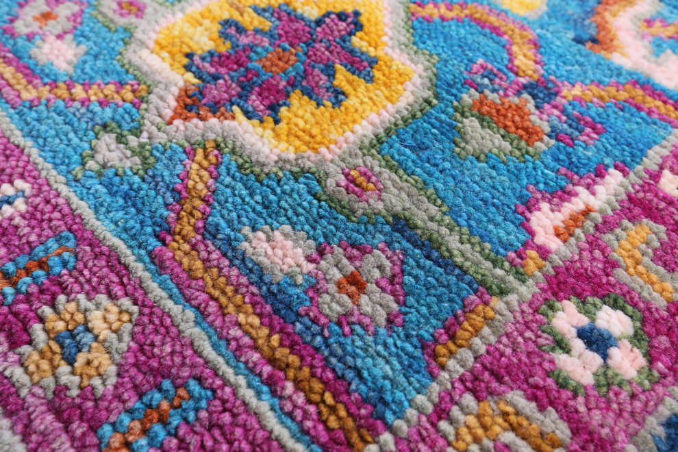 8' 0" X 10' 7" Turkish Oushak Handmade Wool Rug - Q15407