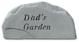 "Dad's Garden" Decorative Stone