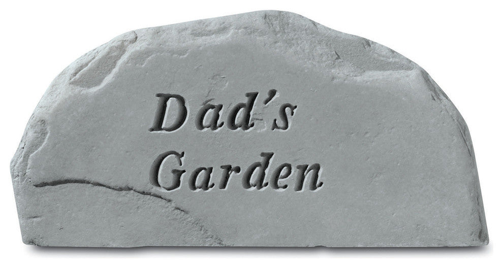 "Dad's Garden" Decorative Stone