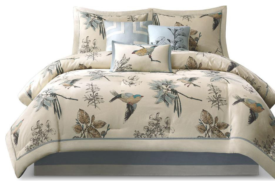 Madison Park Mateless 7-Piece Comforter Set, California King