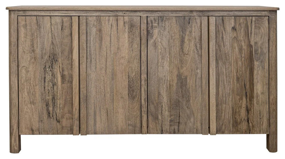 Lotus Rustic Modern 4 Door Multi Purpose Console