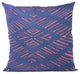 Plutus Blue Hypno Abstract Luxury Throw Pillow, 22"x22"