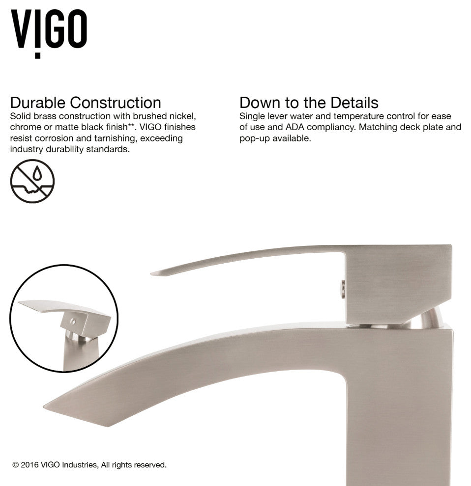 Donatello 22"L x 14"W Glass Vessel Sink and Duris 12"H Faucet Set