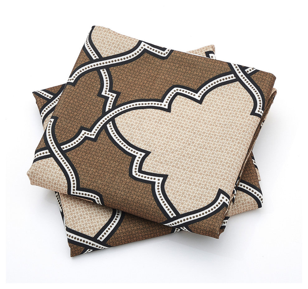Dobson Printed Pillow Shell 2 Piece Set, Coffee, 14" X 26"