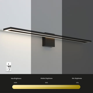 LED Vanity Light Aluminum Wall Light, 39.4"wx5.1"dx4.7"h