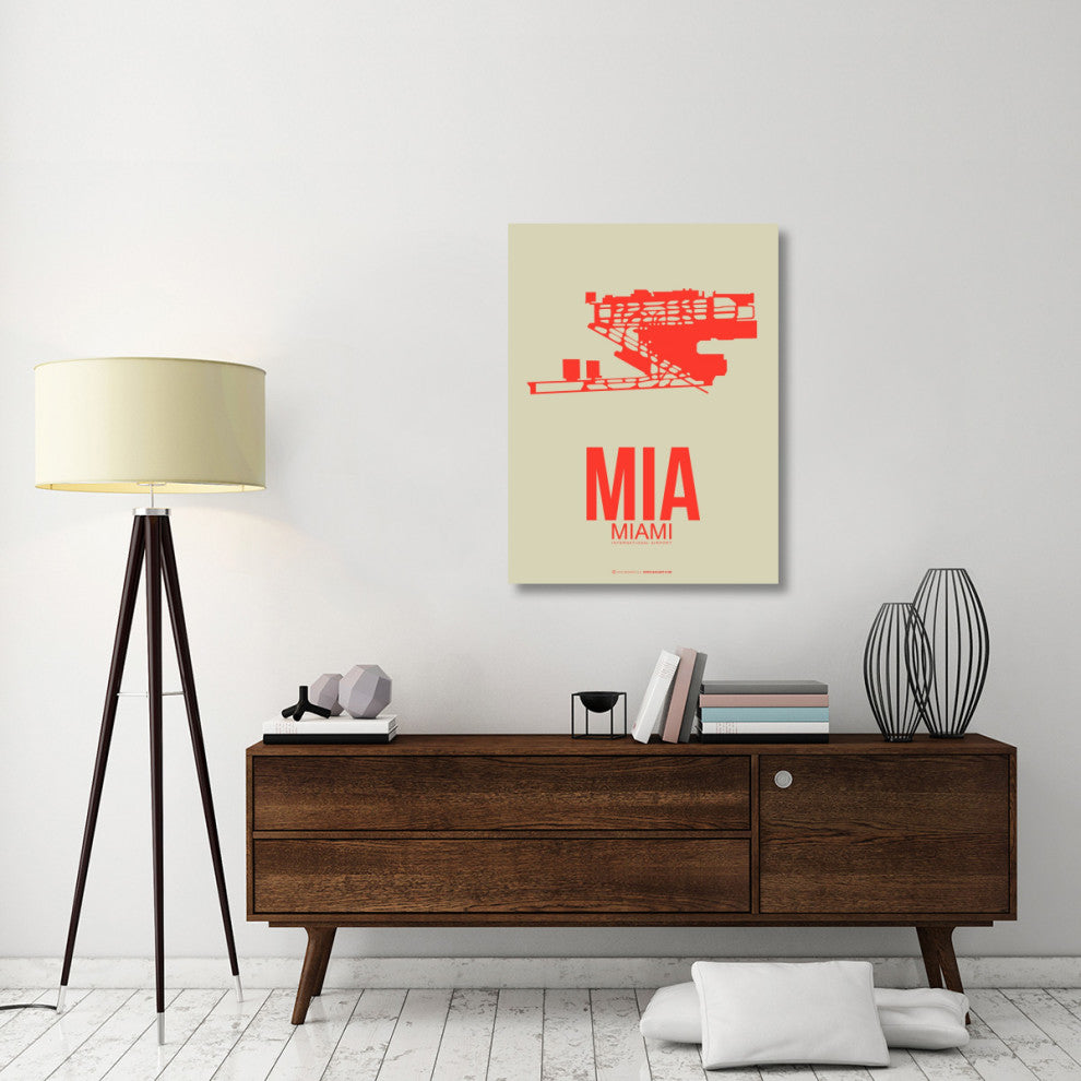 "MIA Miami Poster 3" Fine Art Print