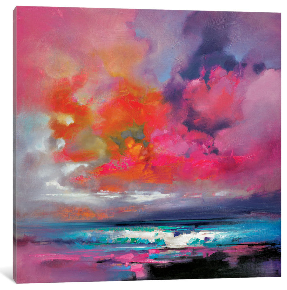 "Cataclysm Gallery" by Scott Naismith, 37x37x1.5"