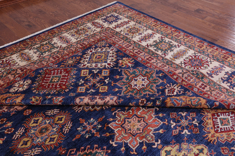 Super Kazak Hand Knotted Wool Rug 13' 0" X 17' 1" Q10309
