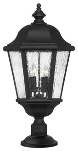 Hinkley Edgewater Outdoor Post Mount 1677BK-LV - Black