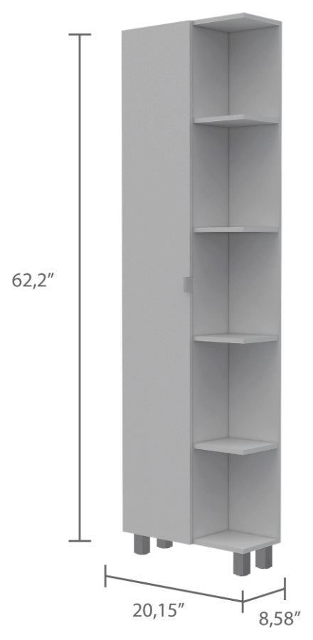 Gewnee  Corner Linen Cabinet