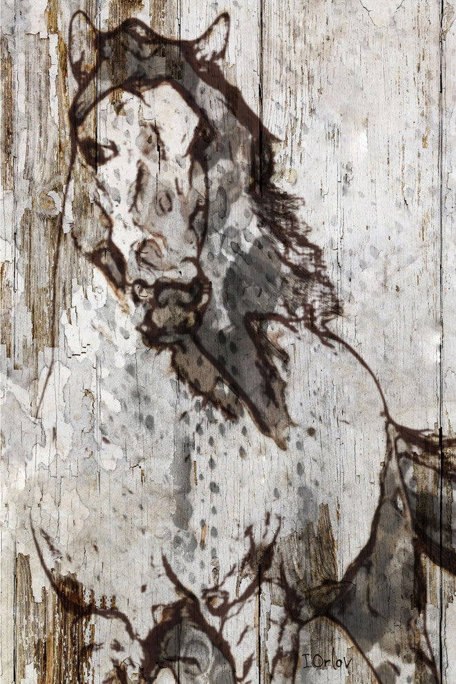 "Running Wild" Painting Print on Wrapped Canvas