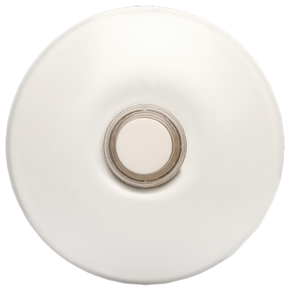 NICOR ECSBWH Prime Chime Lighted Stucco Button in White