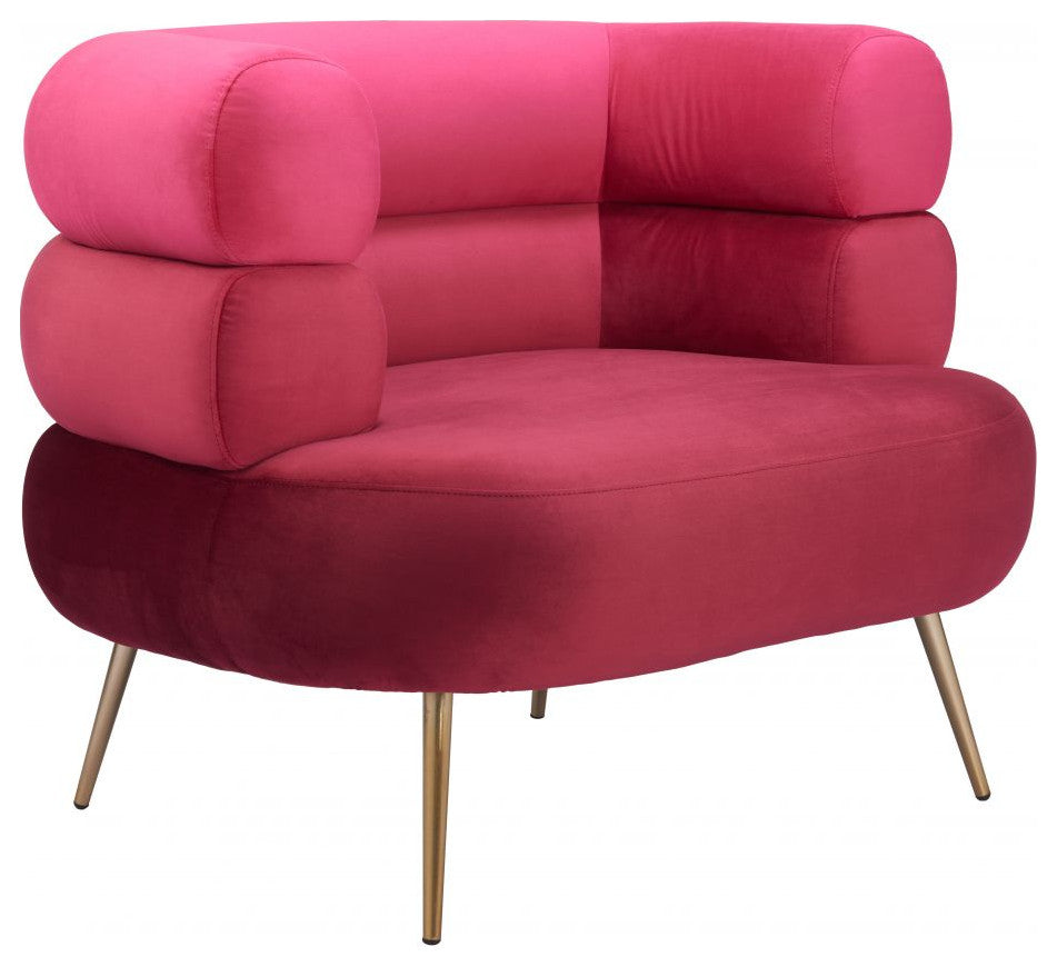 Arish Accent Chair, Red