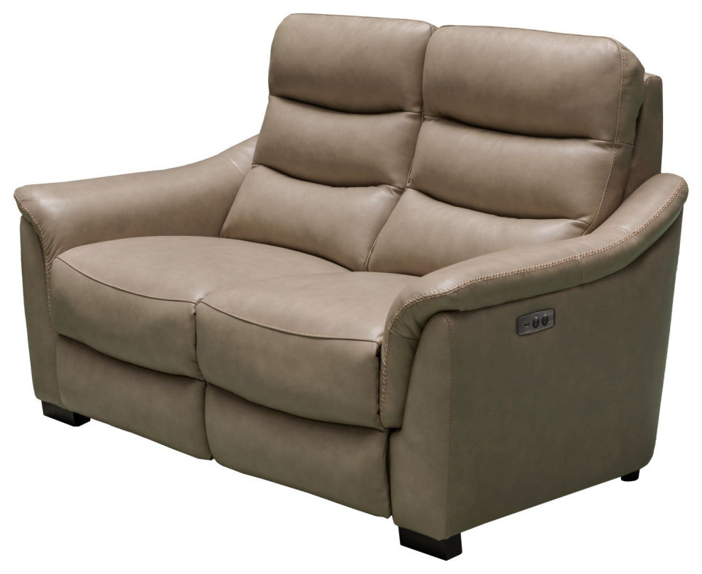 Seymour Top Grain Leather Power Reclining Loveseat