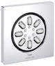 Grohe 26 845 Rainshower 2 Function Square Body Spray - Starlight Chrome