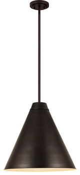 Zlite 6011P24-BP 1-Light Pendant, Bronze Plate