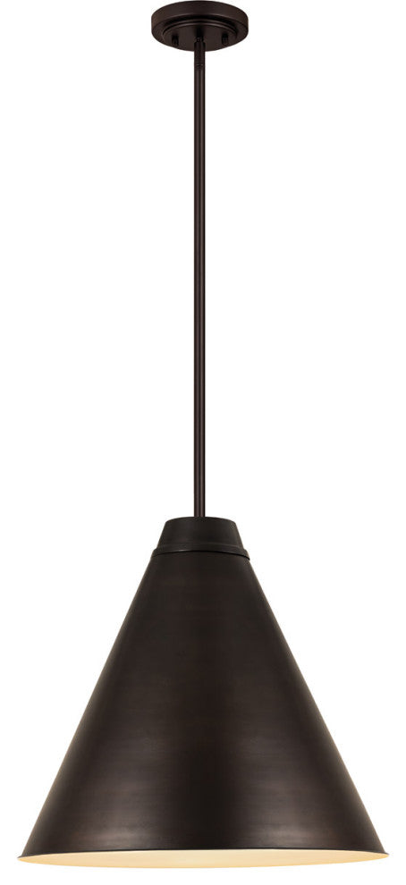 Zlite 6011P24-BP 1-Light Pendant, Bronze Plate