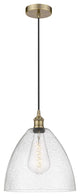 Innovations 616-1P-AB-GBD-124-LED 1-Light Mini Pendant, Antique Brass
