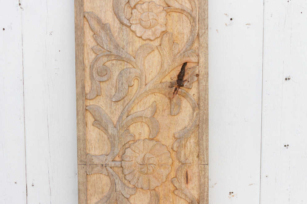 Carved Wood Indian Wall Art