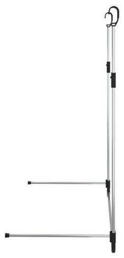 vidaXL Wardrobe Hanging Rail Silver