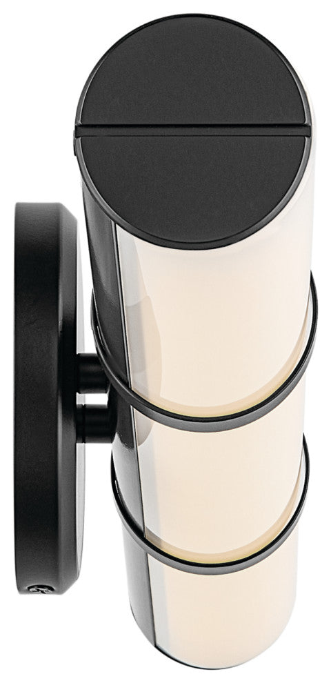 24.25" Bath Bar Medium LED With White Glass