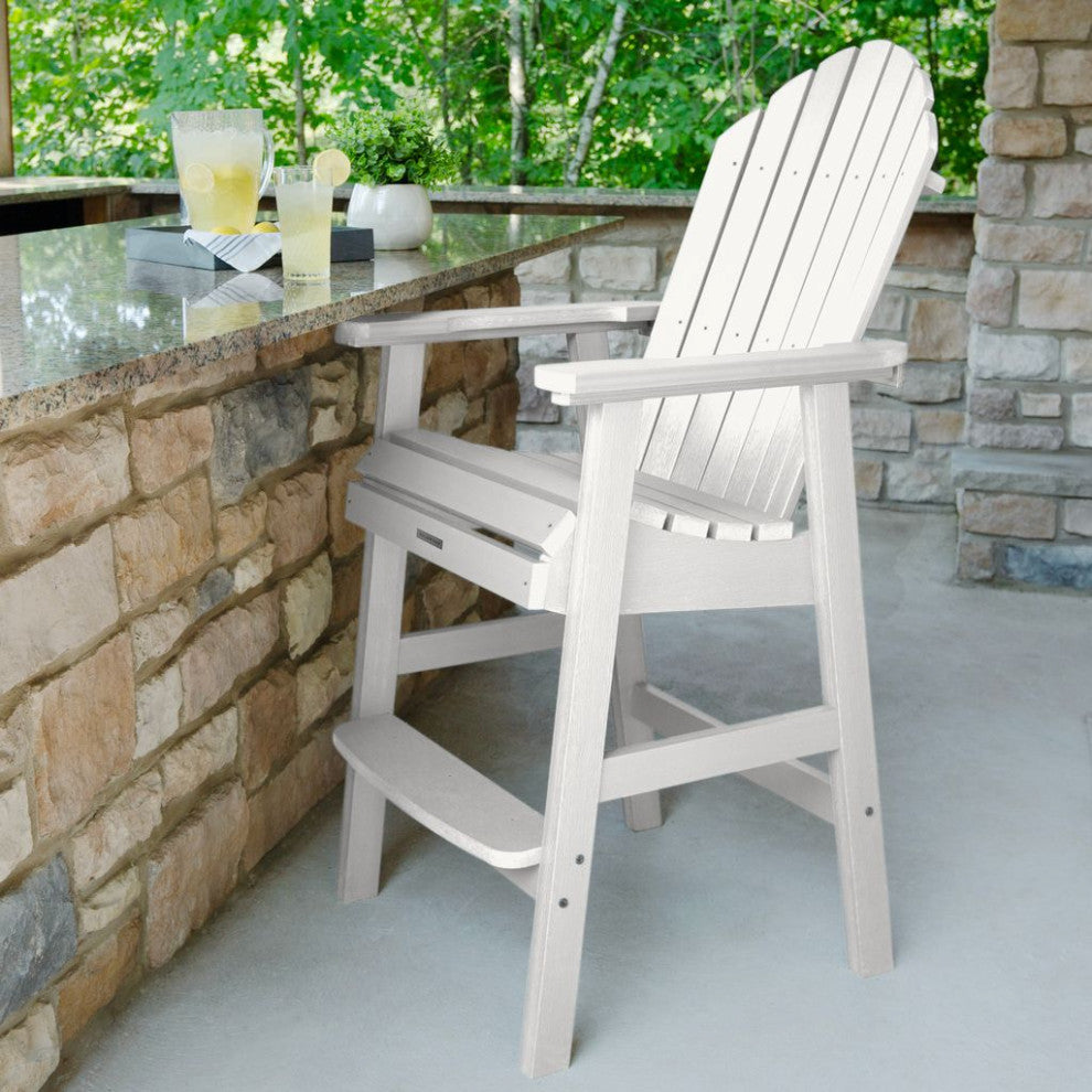 Hamilton Deck Chair-Bar Height, White