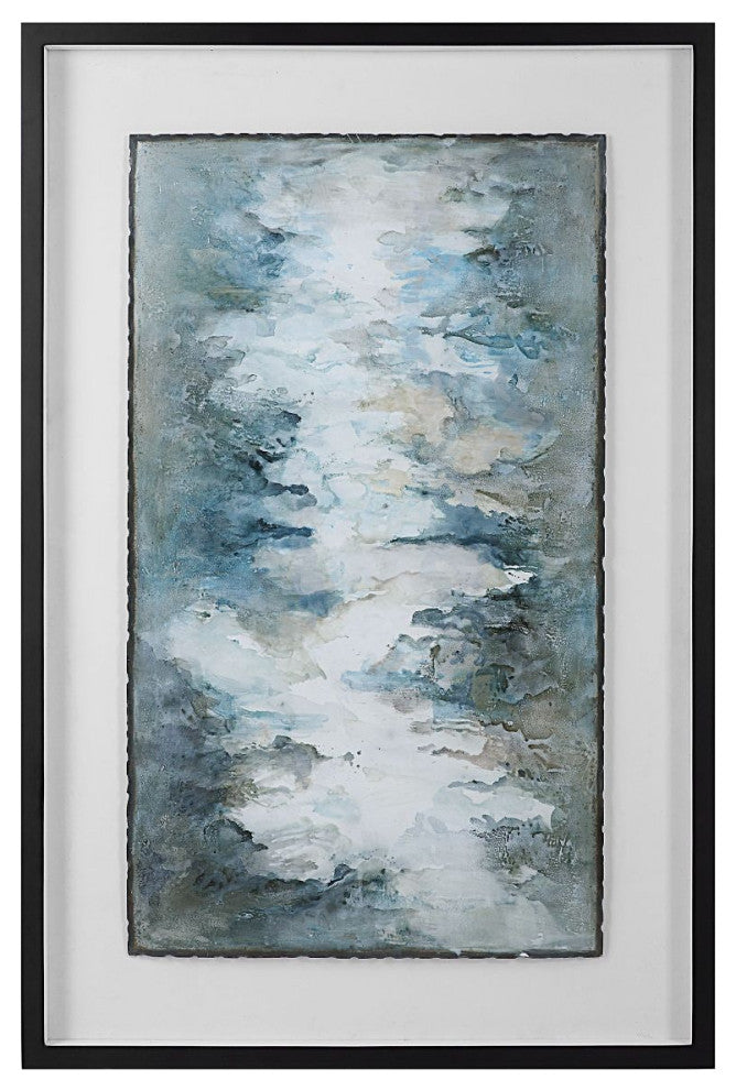 Uttermost Lakeside Grande Framed Abstract Print