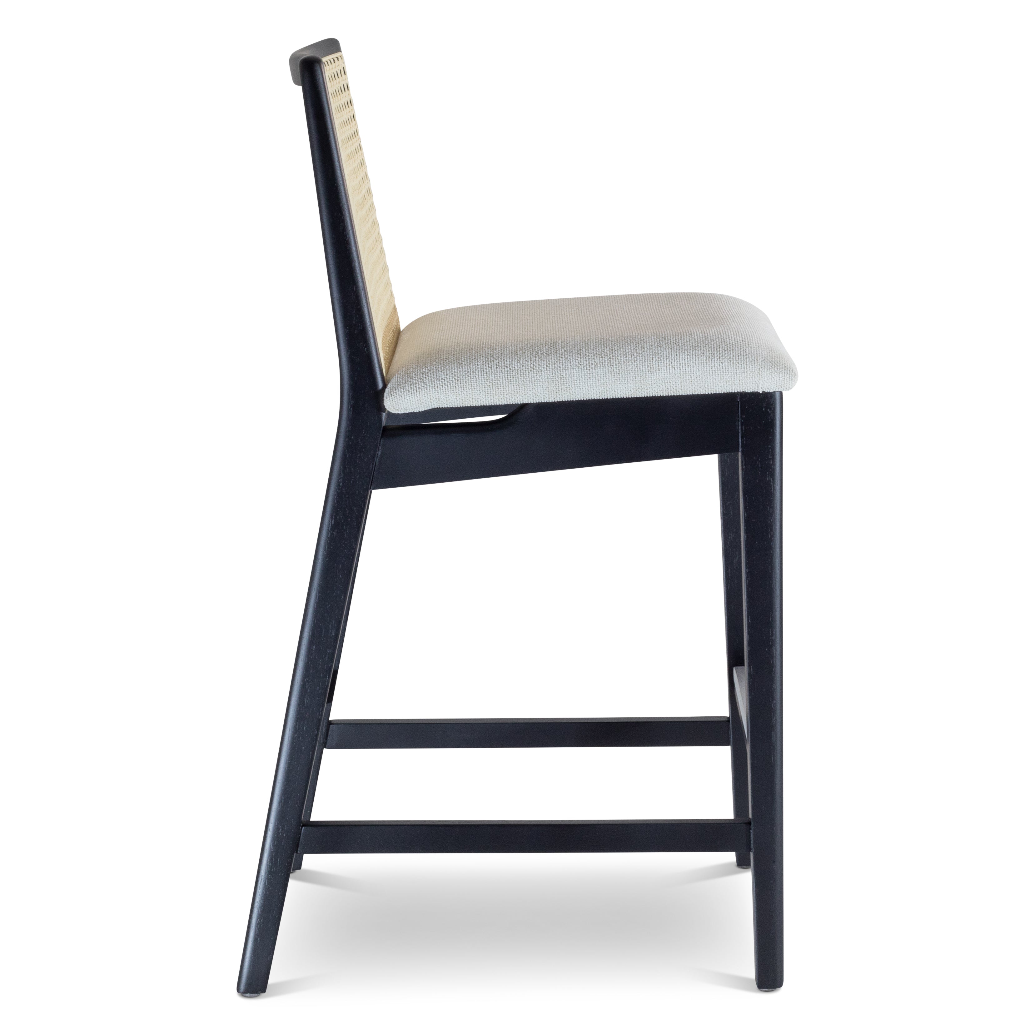 Nardia Counter Stool, Harvest Natural, Ebano, Natural