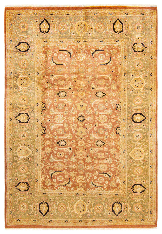 Mogul, One-of-a-Kind Hand-Knotted Area Rug Brown, 6' 2" x 8' 10"