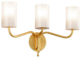 Troy Lighting B7493 Juniper 3 Light 24"W Bathroom Vanity Light - Textured Gold