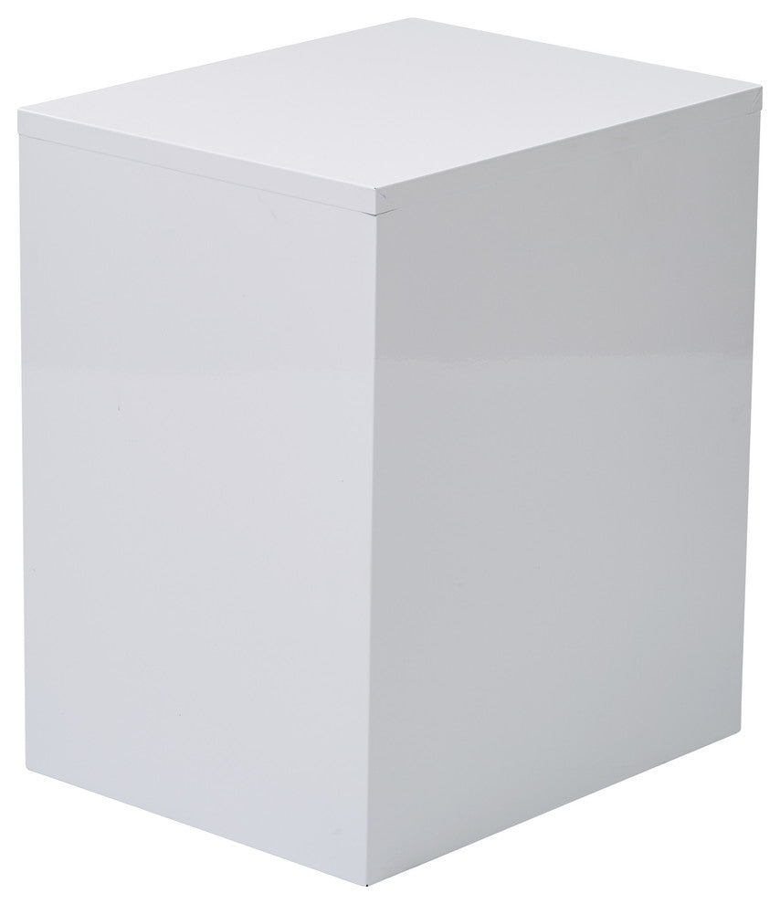22" Pencil, Box, Storage File Cabinet, White