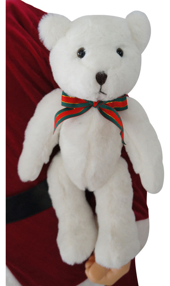 58" Dancing Santa Claus With Naughty and Nice List, Gifts and Toy Sack