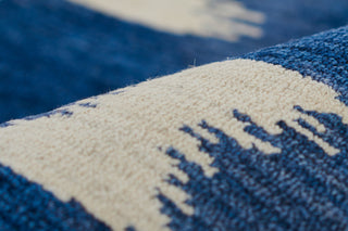 Momeni Leiden Hand Tufted Wool Navy Area Rug 8' X 10'