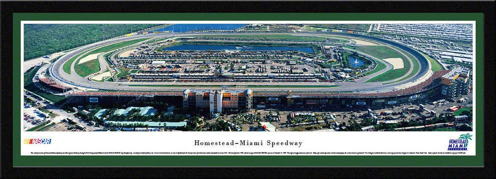 Homestead-Miami Speedway Panoramic Poster , Select Frame