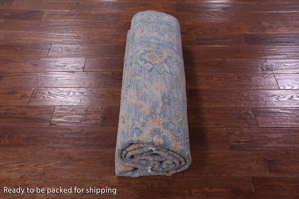 Turkish Oushak Handmade Wool Rug 6' 1" X 8' 9" - Q15479