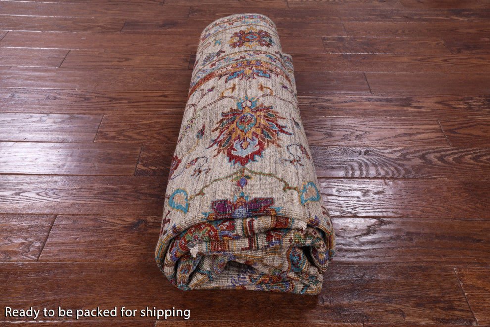 5' 7" X 8' 1" Persian Tabriz Hand Knotted Wool Rug Q10581